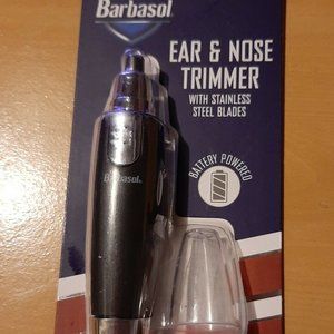 Barbasol Ear & Nose Trimmer Stainless Steel Blades Battery Powered Portable